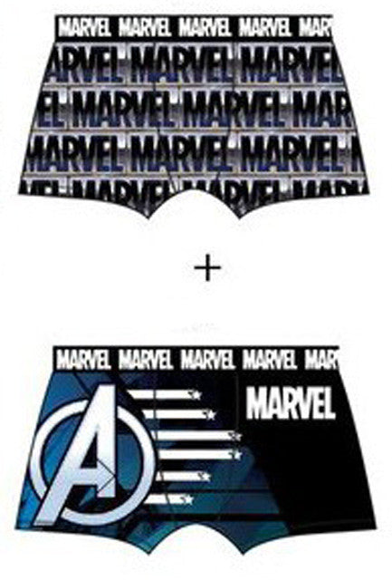 Avengers Herren-Boxershorts 2 Stück/Packung M