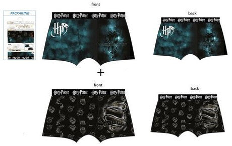 Harry Potter Herren Boxershorts 2 Stück/Packung L