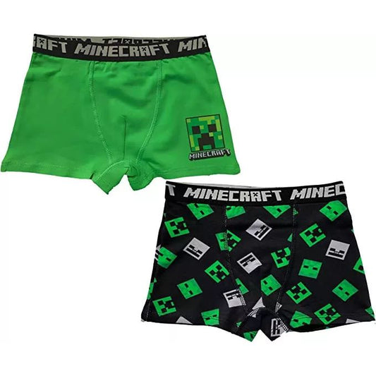Minecraft Kinder-Boxershorts 2 Stück/Paket 10 Jahre