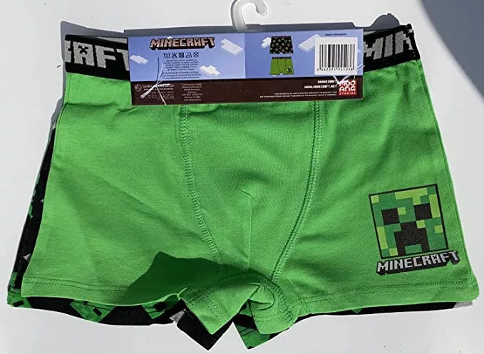 Minecraft Kinder-Boxershorts 2 Stück/Paket 10 Jahre