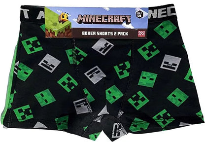 Minecraft Kinder-Boxershorts 2 Stück/Paket 10 Jahre