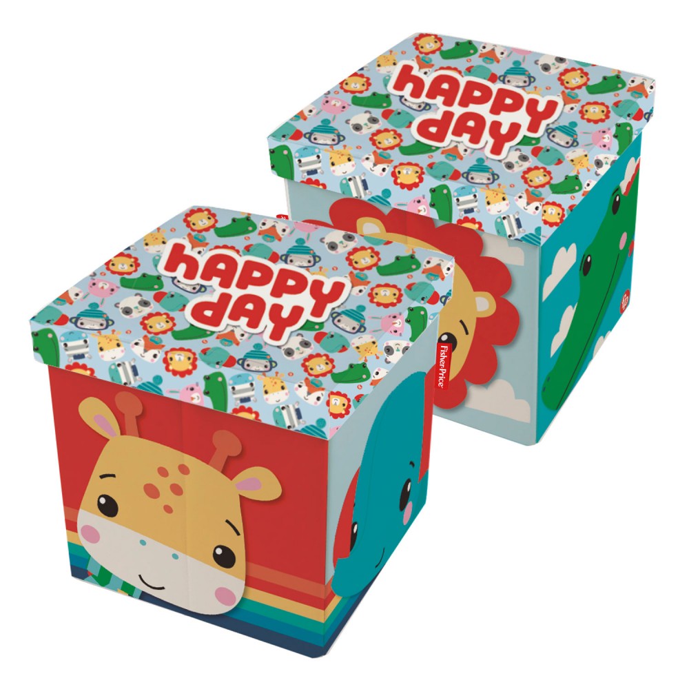 Fisher-Price Rangement pour jouets Fisher Price pour enfants – 30 x 30 x 30 cm