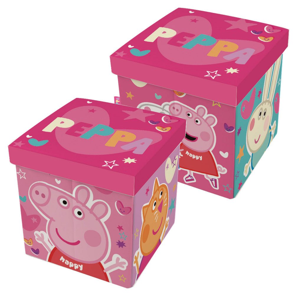 Peppa Wutz Spielzeugaufbewahrung Spielzeugaufbewahrung für Kinder – 30 × 30 × 30 cm