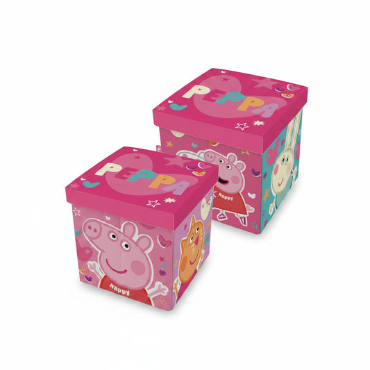 Peppa Wutz Spielzeugaufbewahrung Spielzeugaufbewahrung für Kinder – 30 × 30 × 30 cm