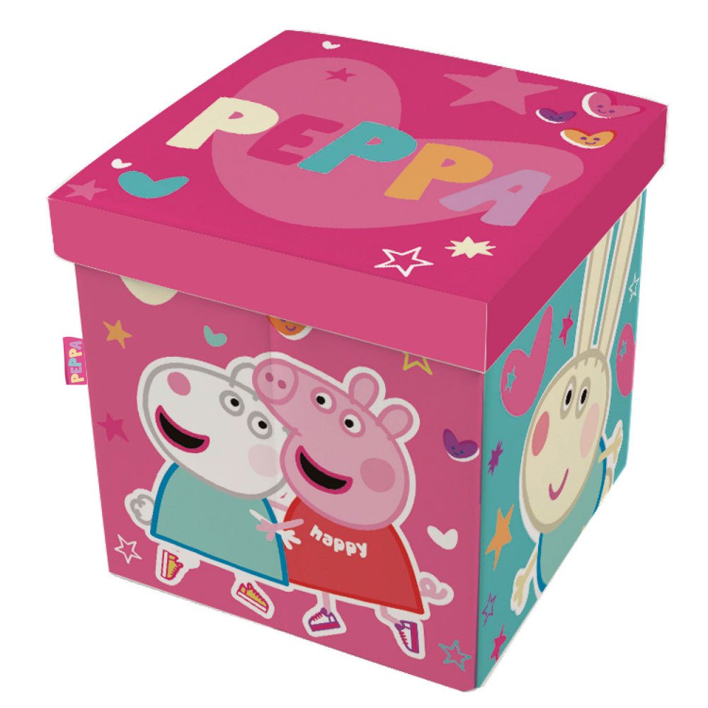 Peppa Wutz Spielzeugaufbewahrung Spielzeugaufbewahrung für Kinder – 30 × 30 × 30 cm