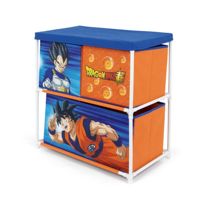 Étagère à jouets Dragon Ball à 3 compartiments pour enfants – 53 × 30 × 60 cm