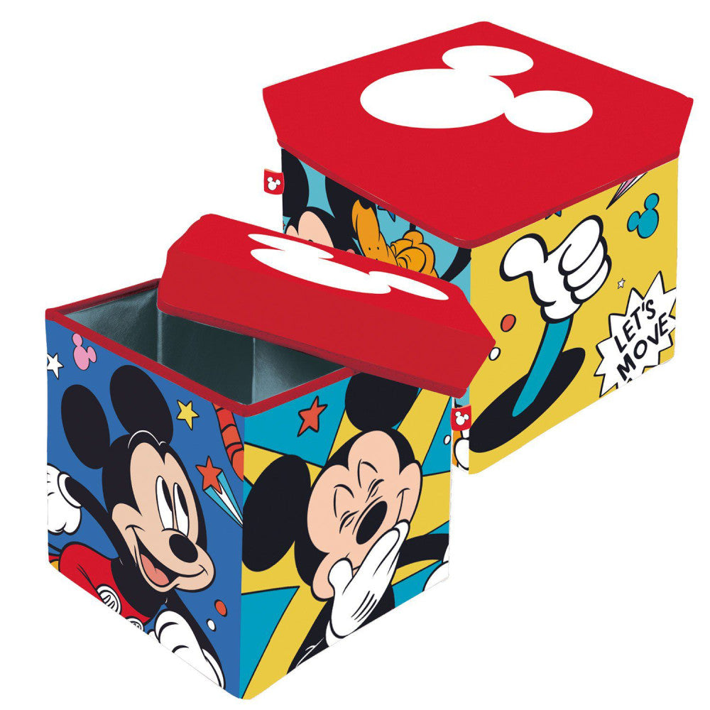 Disney Mickey Spielspeicher Spielzeugaufbewahrung für Kinder – 30 × 30 × 30 cm