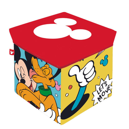 Disney Mickey Rangement de Jouets pour Enfants – 30 x 30 x 30 cm