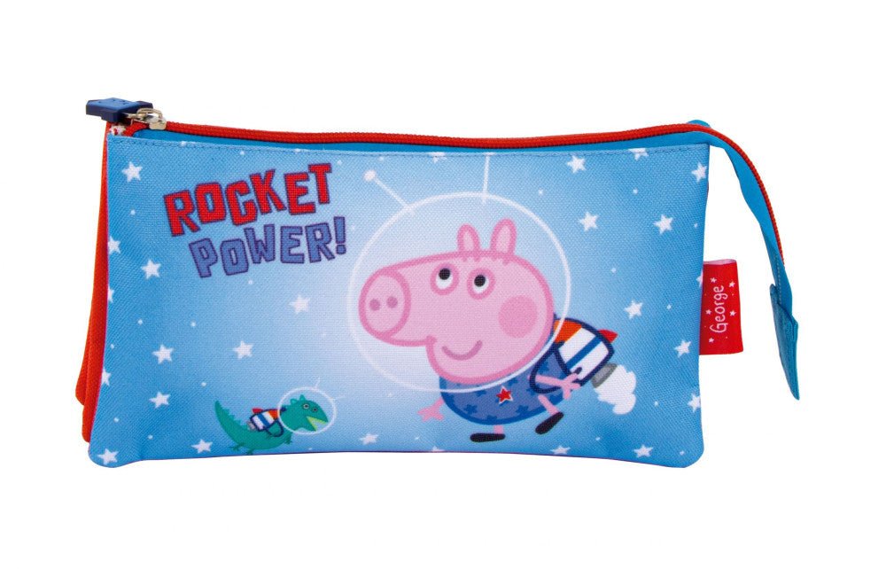 Peppa Wutz Rocket Federmäppchen für Kinder – 21 x 11 cm