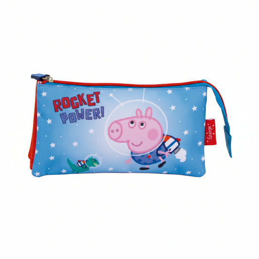 Peppa Wutz Rocket Federmäppchen für Kinder – 21 x 11 cm