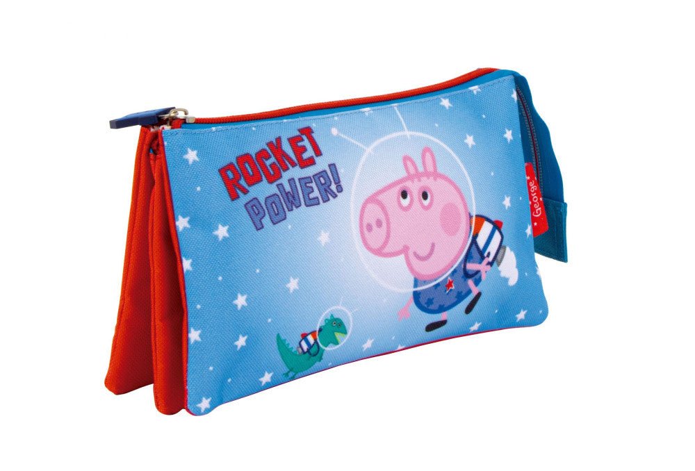 Peppa Wutz Rocket Federmäppchen für Kinder – 21 x 11 cm