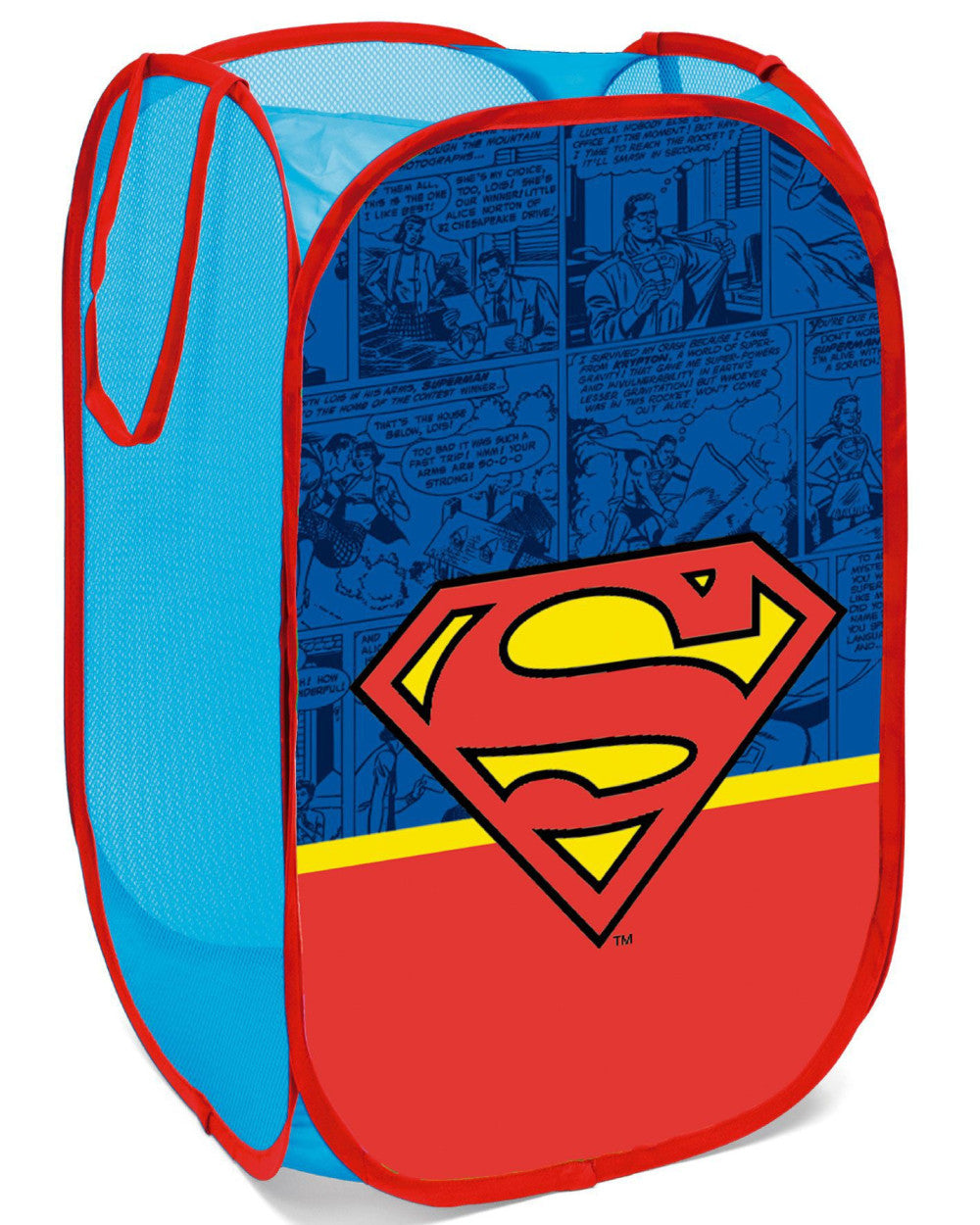 Superman Spielzeugaufbewahrung Spielzeugaufbewahrung für Kinder – 36 × 58 cm
