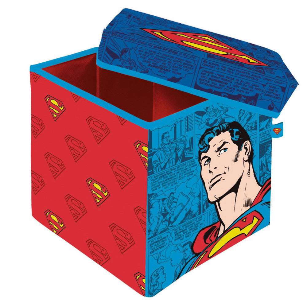 Superman Spielzeugaufbewahrung Spielzeugaufbewahrung für Kinder – 30 × 30 × 30 cm