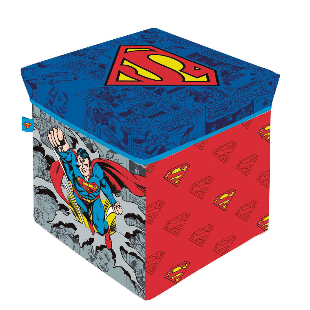 Superman Spielzeugaufbewahrung Spielzeugaufbewahrung für Kinder – 30 × 30 × 30 cm