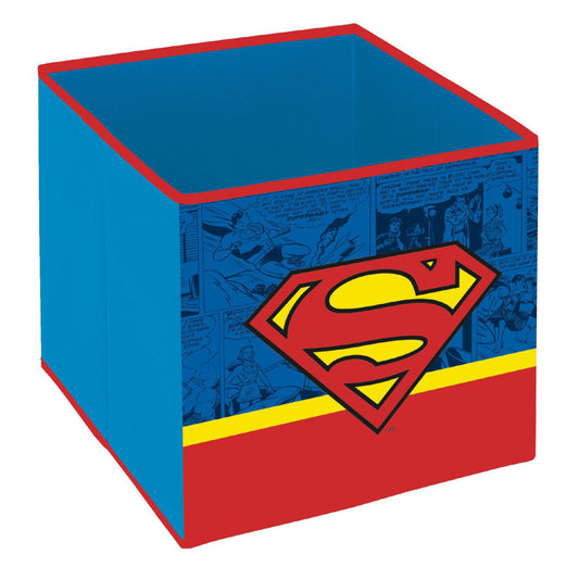Superman Spielzeugaufbewahrung Spielzeugaufbewahrung für Kinder – 31 × 31 × 31 cm