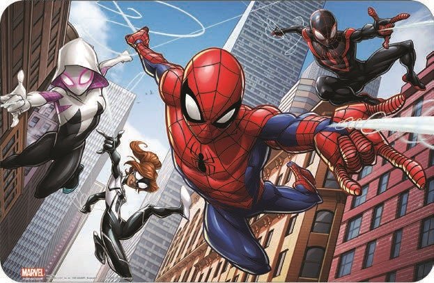 Spiderman Tischunterlage für Kinder – 43 × 28 cm, Kunststoff