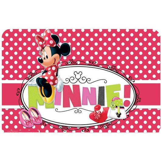 Disney Minnie Mouse Placemat for Kids – 43 × 28 cm, Plastic