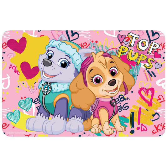 Napperon Pat Patrouille pour enfants – 43 x 28 cm, plastique