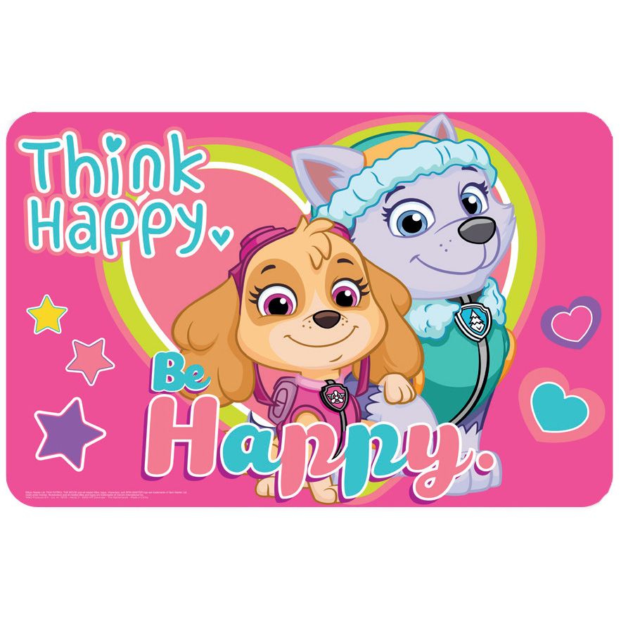Paw Patrol Tischunterlage für Kinder – 43 × 28 cm, Kunststoff