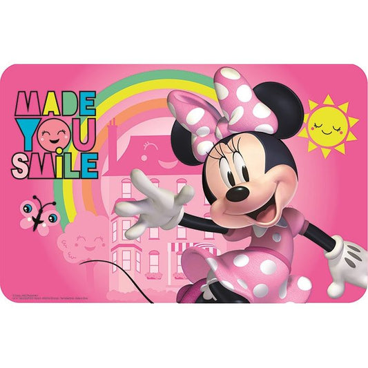 Disney Minnie Smile Table Mat for Kids - 43 x 28 cm, Plastic