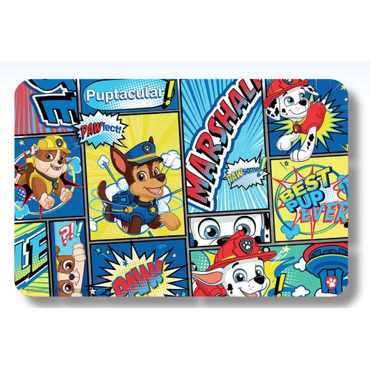 Napperon de table Pat' Patrouille Comic pour enfants – 43 × 28 cm, plastique