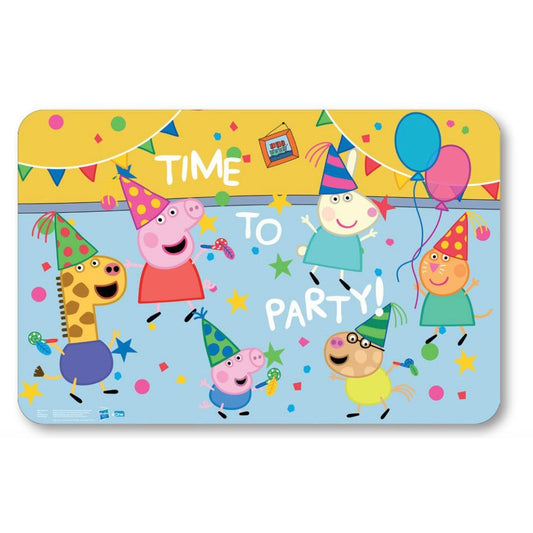 Peppa Wutz Party Tischunterlage für Kinder – 43 × 28 cm, Kunststoff