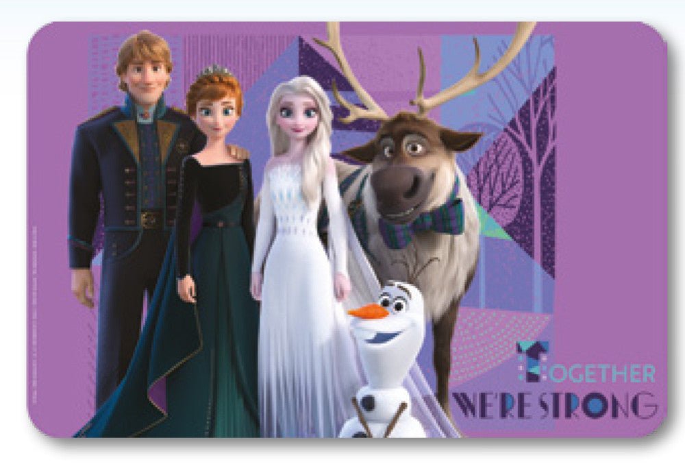 Disney Eiskönigin Strong Tischunterlage für Kinder – 43 × 28 cm, Kunststoff