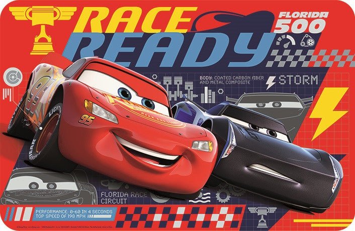 Disney Cars Good Things Race Tischunterlage für Kinder – 43 × 28 cm, Kunststoff