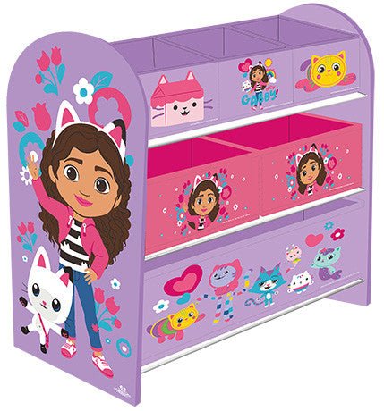 Gabby's Dollhouse Ohana Friends Aufbewahrungsschrank für Kinder – 62,5 × 29,5 × 60 cm