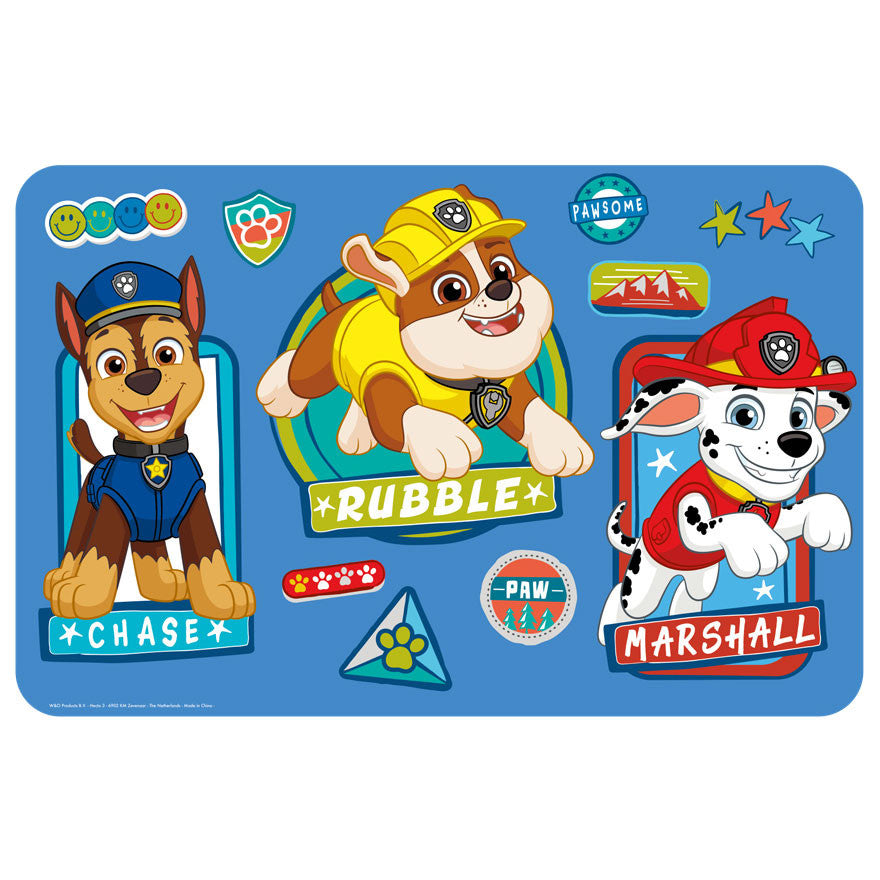 Paw Patrol Guys Tischunterlage für Kinder – 43 × 28 cm, Kunststoff