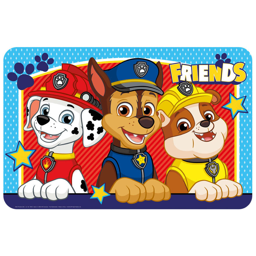Paw Patrol Tischunterlage für Kinder – 43 × 28 cm, Kunststoff