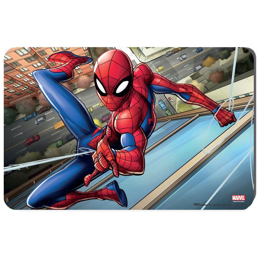 Spiderman Skyline Tischunterlage für Kinder – 43 × 28 cm, Kunststoff