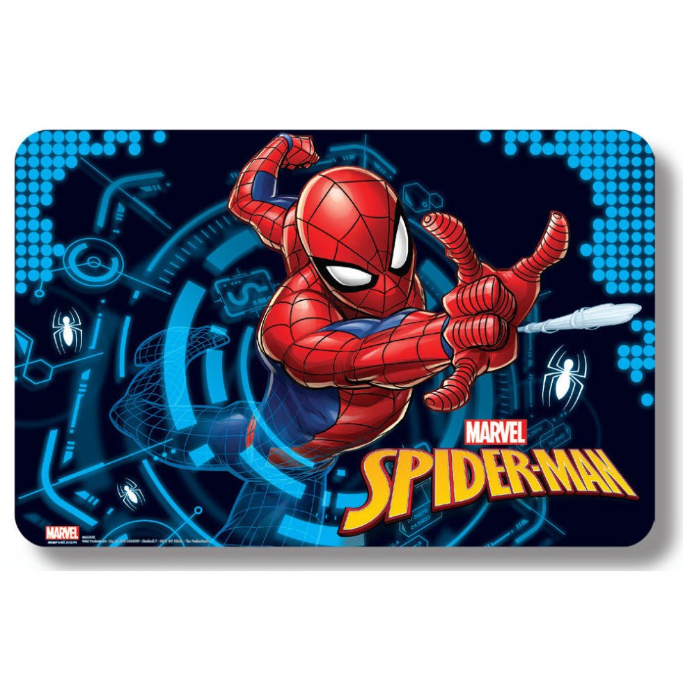 Spiderman Spider Web Tischunterlage für Kinder – 43 × 28 cm, Kunststoff