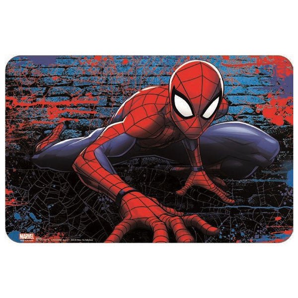 Spiderman Bricks Tischunterlage für Kinder – 43 × 28 cm, Kunststoff