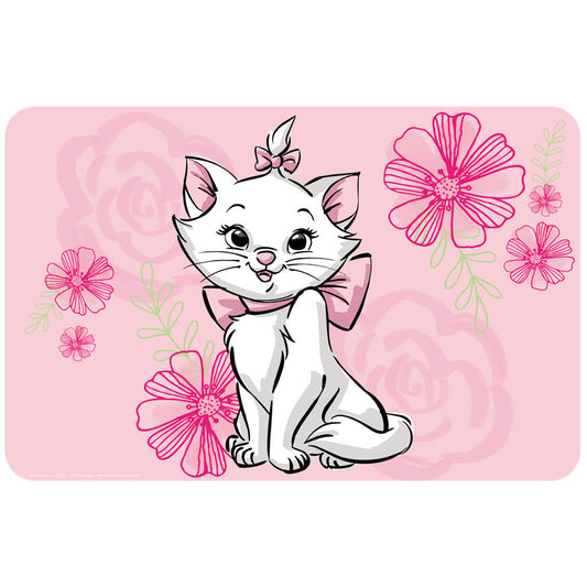 Napperon Disney Marie Fleur Rose pour enfants – 43 × 28 cm, plastique