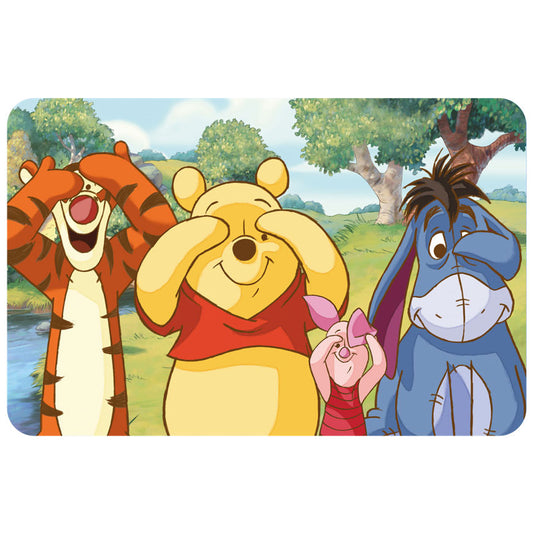 Disney Winnie the Pooh Peekaboo Placemat for Kids – 43 × 28 cm, Plastic