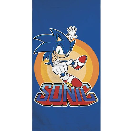 Sonic the Hedgehog , ( ) Badetuch für Kinder aus Polyester – 70 × 140 cm