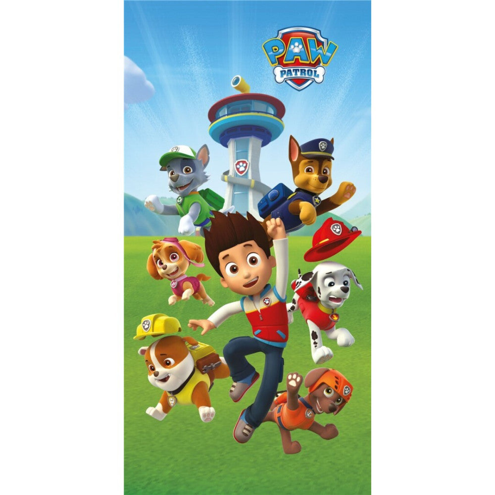 Paw Patrol Go, ( ) Kids' Polyester Beach Towel – 70 × 140 cm