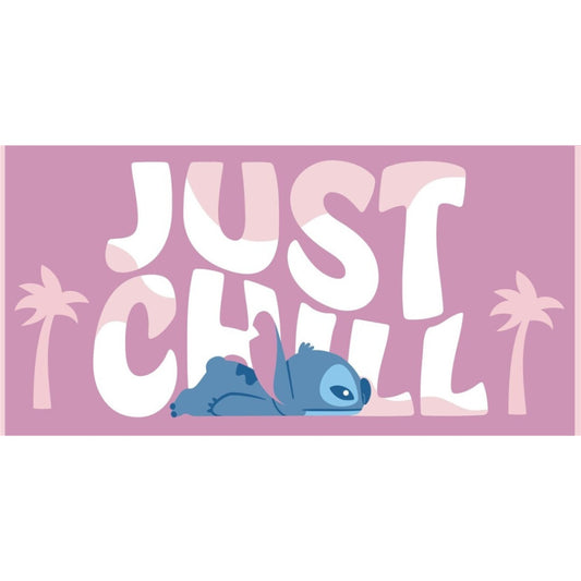 Disney Lilo and Stitch, (Fast Dry) Children's Polyester Beach Towel – 70 x 140 cm