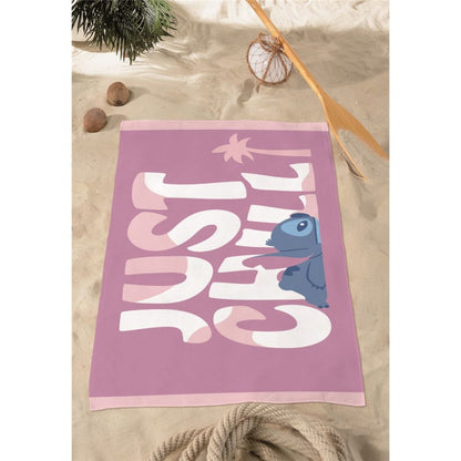 Disney Lilo und Stitch , (Fast Dry) Badetuch für Kinder aus Polyester – 70 × 140 cm