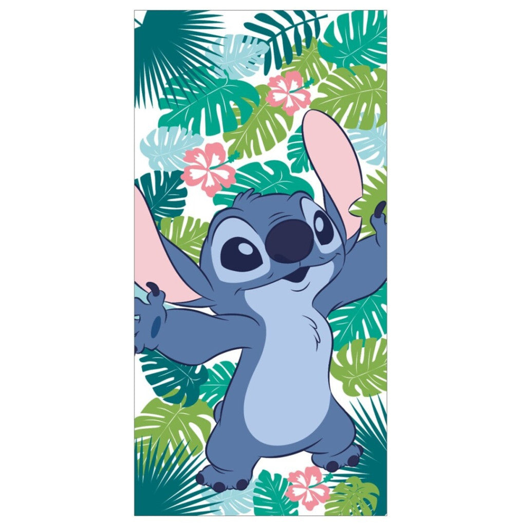 Disney Lilo and Stitch, (Quick Dry) Kids' Polyester Beach Towel – 70 × 140 cm