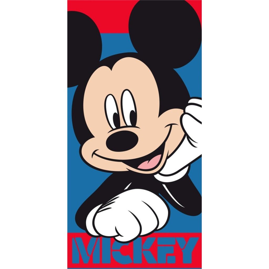 Disney Mickey Badehandtuch, (Fast Dry) Badetuch für Kinder aus Polyester – 70 × 140 cm