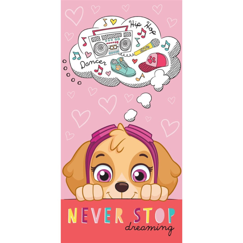 Paw Patrol , ( ) Badetuch für Kinder aus Polyester – 70 × 140 cm