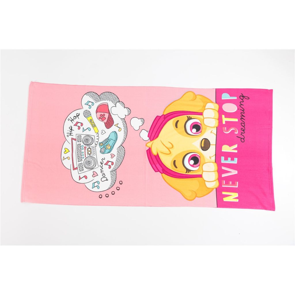 Paw Patrol , ( ) Badetuch für Kinder aus Polyester – 70 × 140 cm
