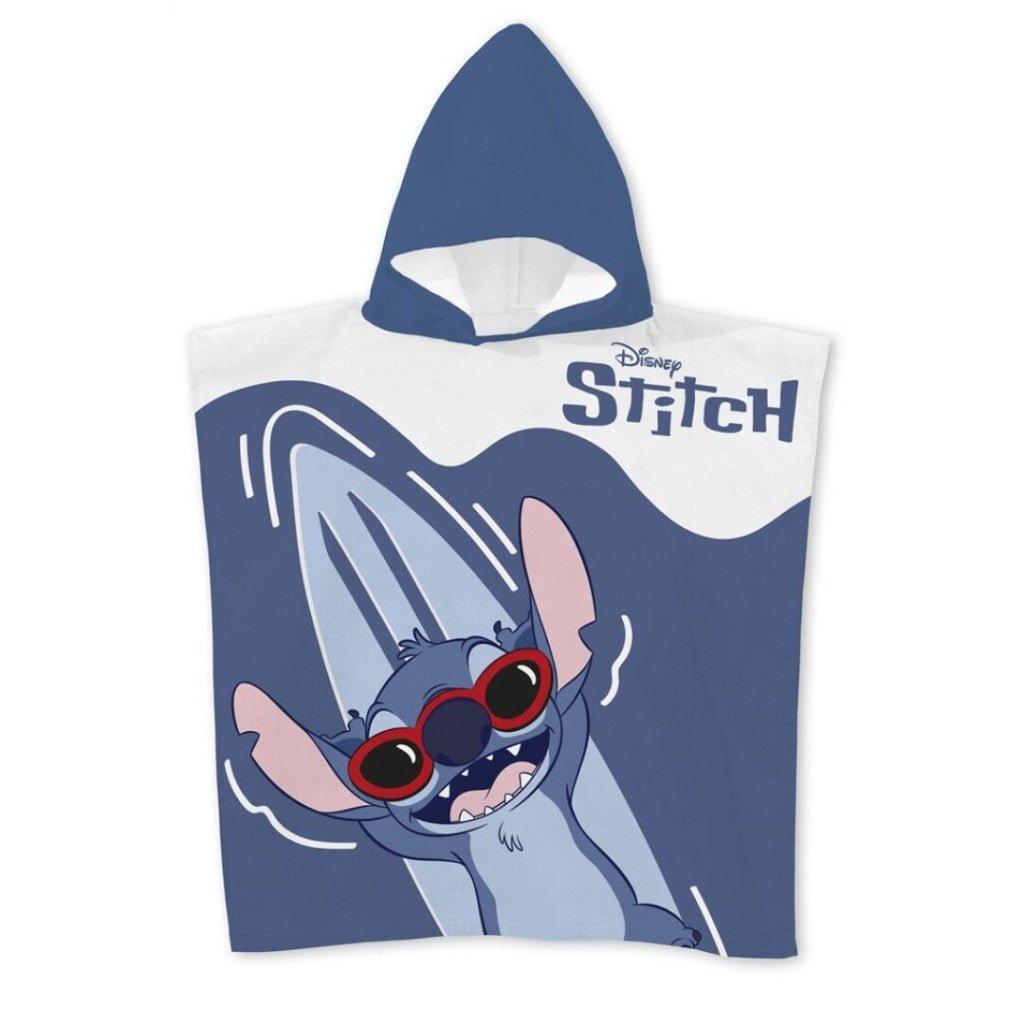 Disney Lilo und Stitch Relax Strandhandtuch ( ) Badeponcho für Kinder aus Polyester – 55 × 110 cm