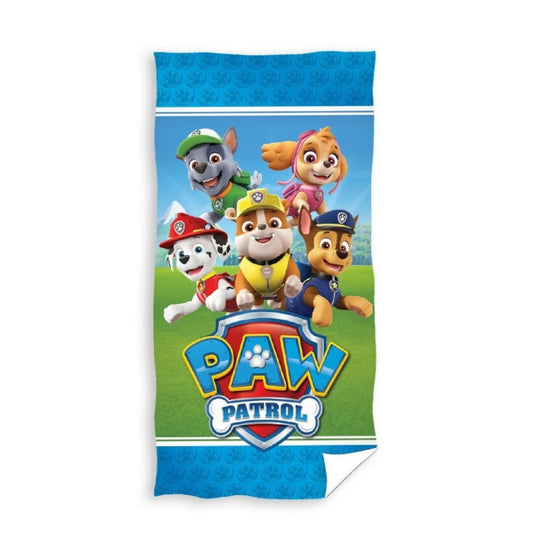 Paw Patrol Action Team Badetuch für Kinder aus Baumwolle – 70 × 140 cm
