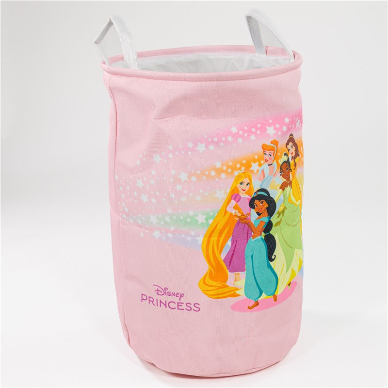 Corbeille à linge et boîte de rangement Disney Princess Stars pour enfants – 52 × 30 cm