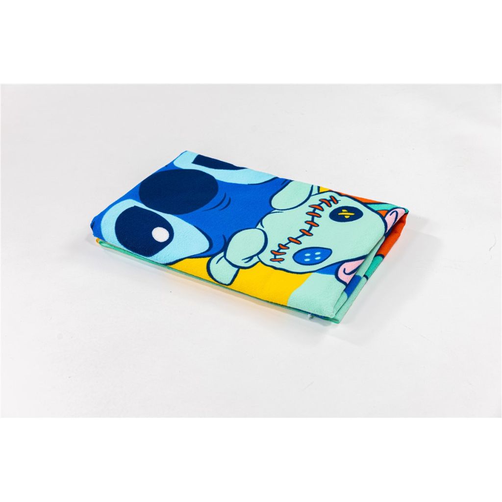 Disney Lilo and Stitch Island Day, (Fast Dry) Polyester Kids' Beach Towel – 70 x 140 cm
