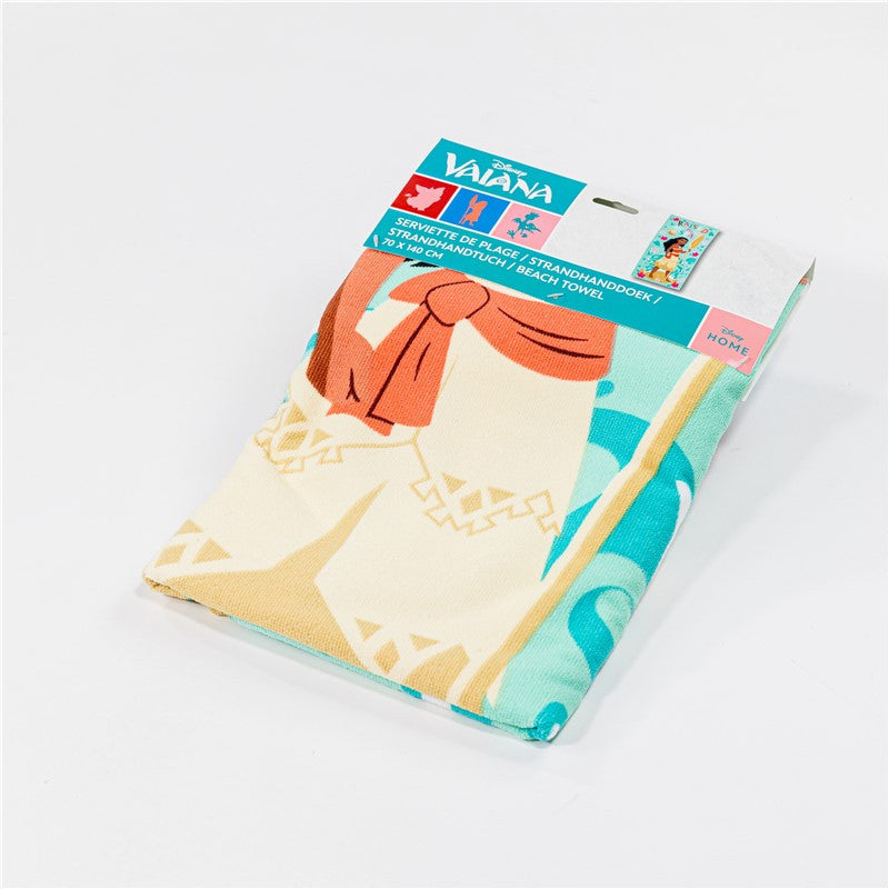 Disney Vaiana Raised Sea , ( ) Badetuch für Kinder aus Polyester – 70 × 140 cm