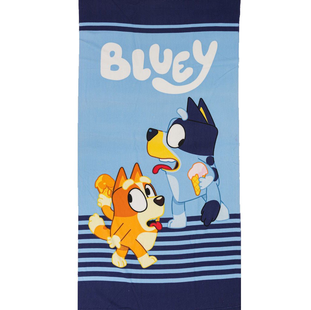 Bluey Sweet Summer Badehandtuch, ( ) Badetuch für Kinder aus Polyester – 70 × 140 cm